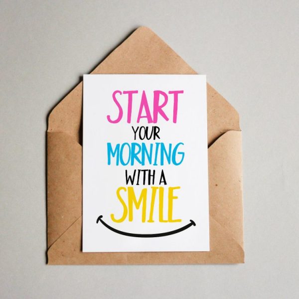 Start with a smile!